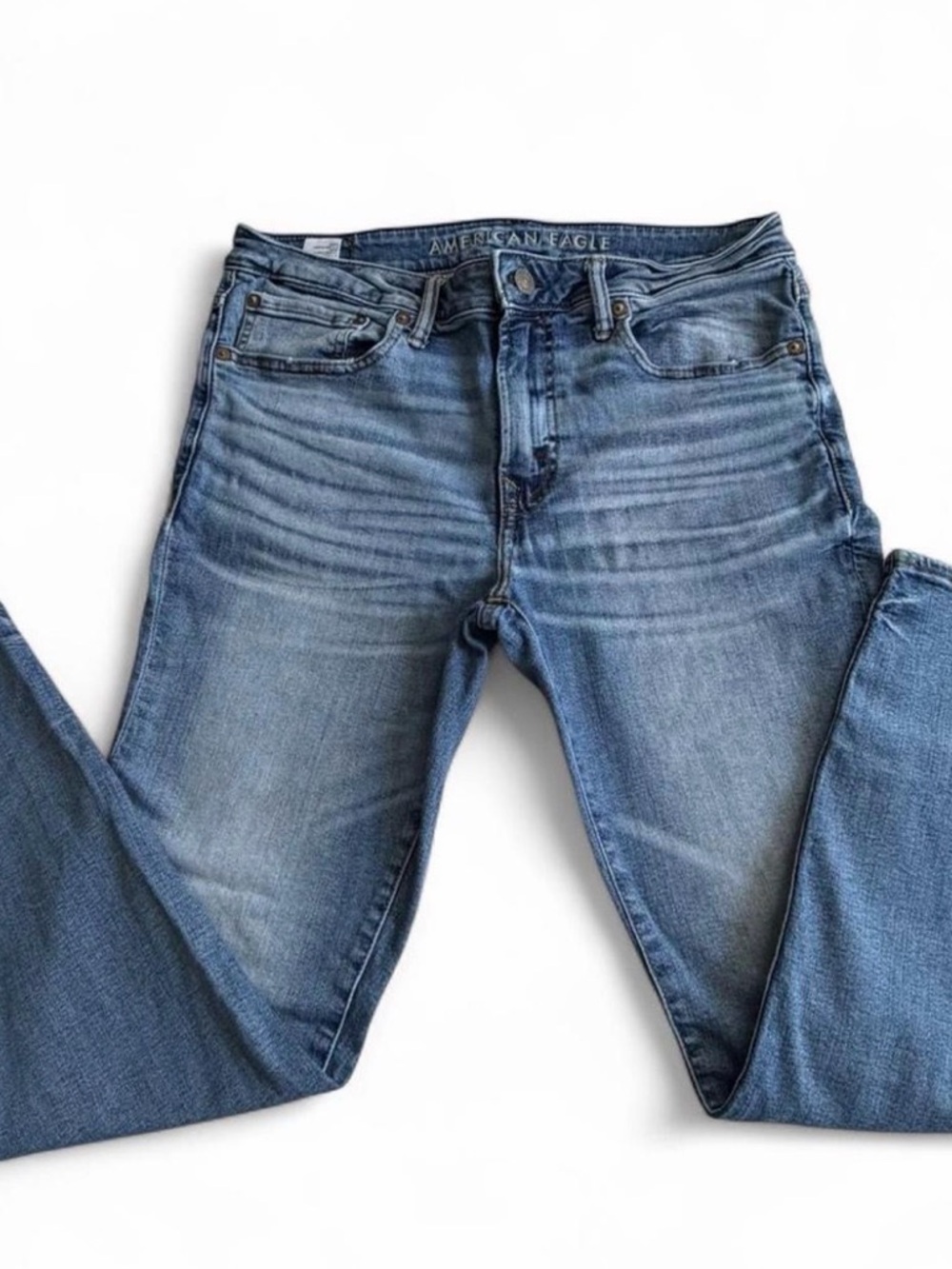 American Eagle Outfitters Men’s Light Blue Slim Straight Jeans